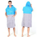 custom microfiber cotton beach surf poncho changing towel